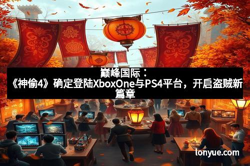 巅峰国际：《神偷4》确定登陆XboxOne与PS4平台，开启盗贼新篇章